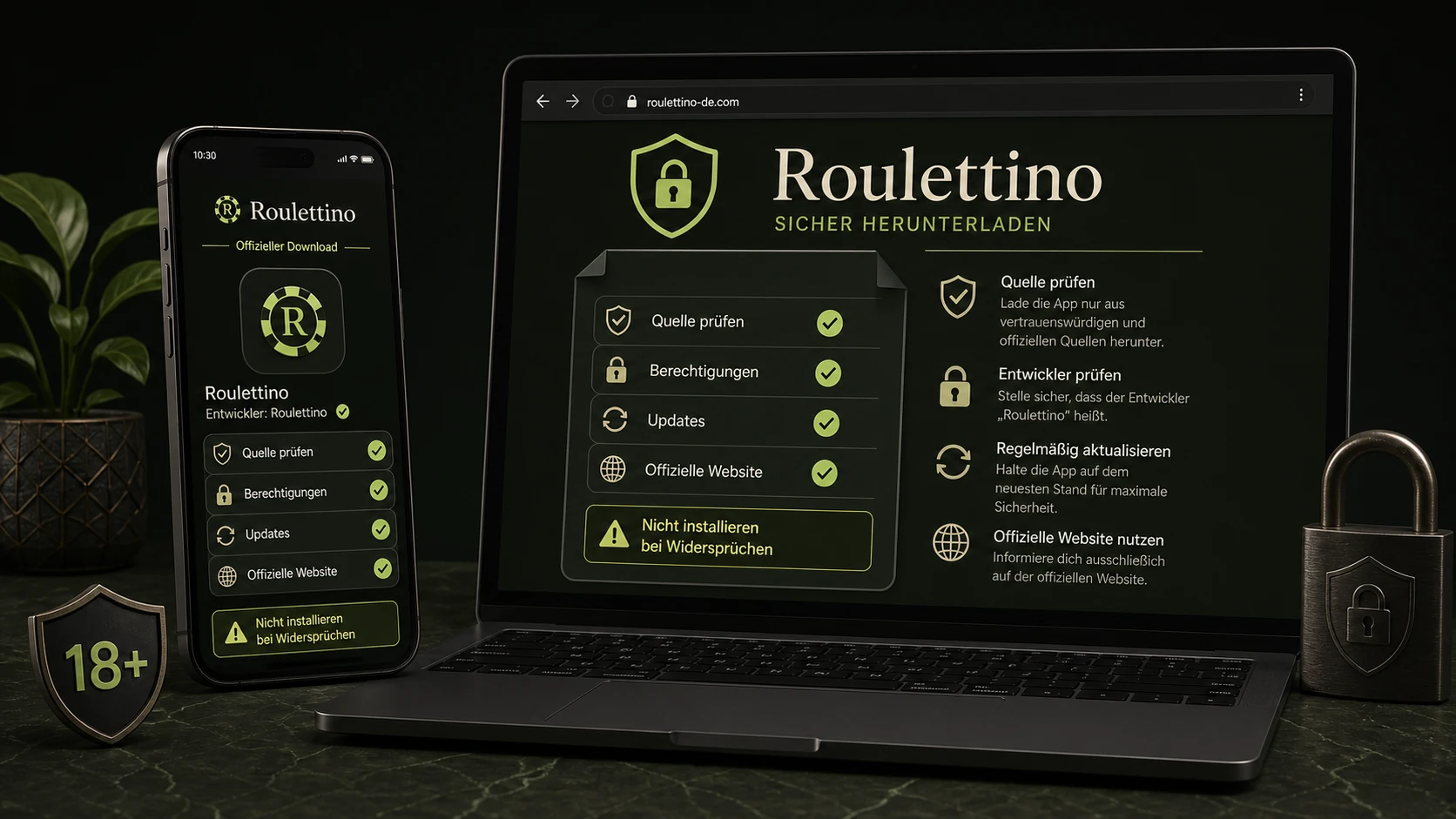 App herunterladen: nur über bestätigte Quellen