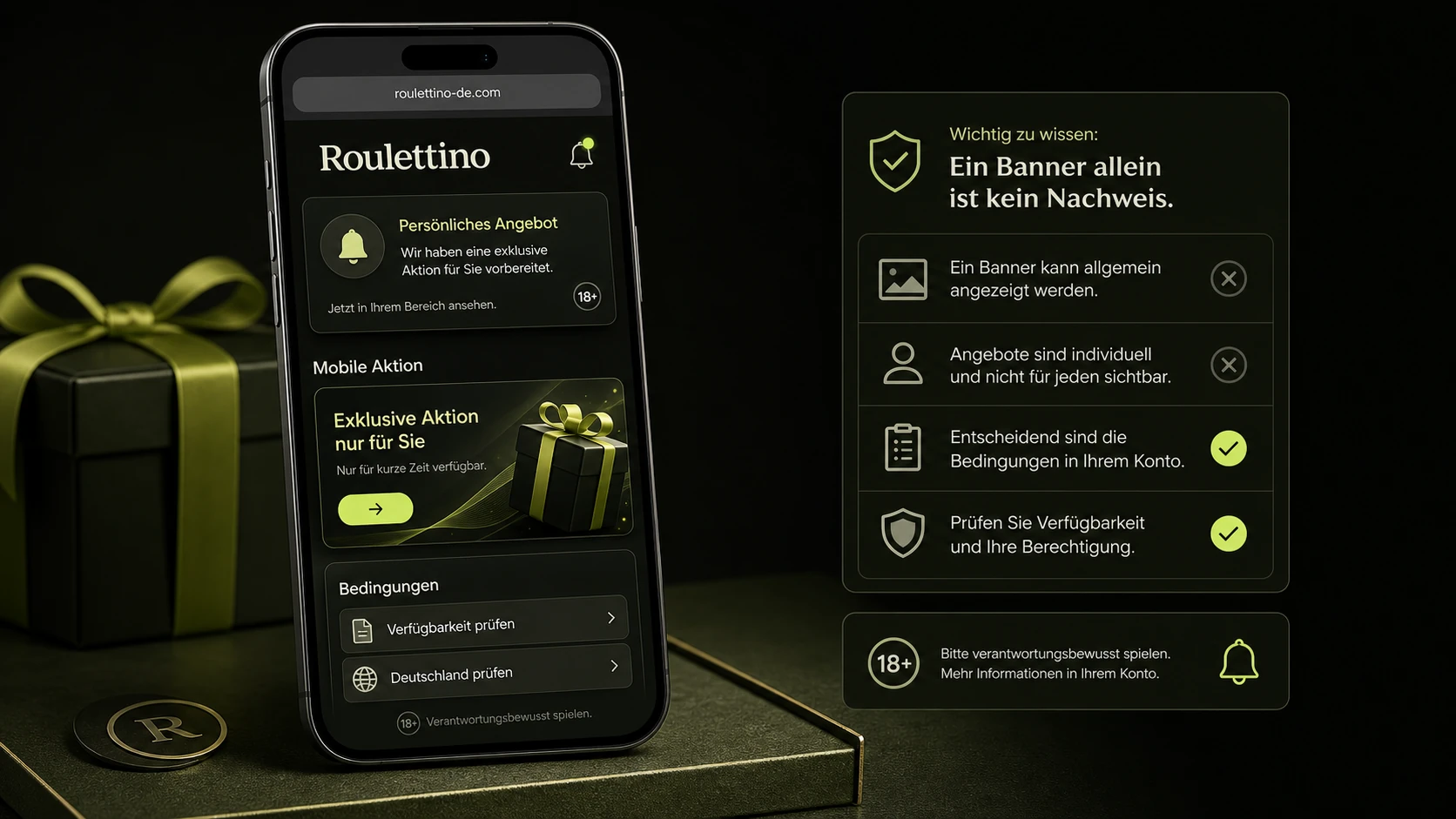 Mobile Aktionen und persönliche Angebote