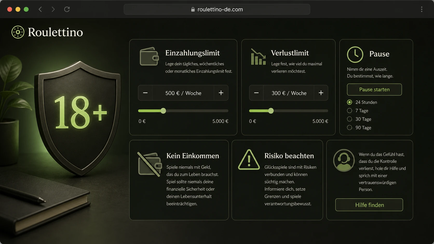 Verantwortungsvolles Spielen